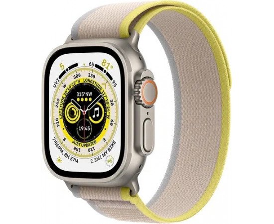 приобрести Apple Watch Ultra GPS + Cellular 49mm ремешок Trail Желто-бежевый заказать Apple Watch Ultra GPS + Cellular 49mm ремешок Trail Желто-бежевый