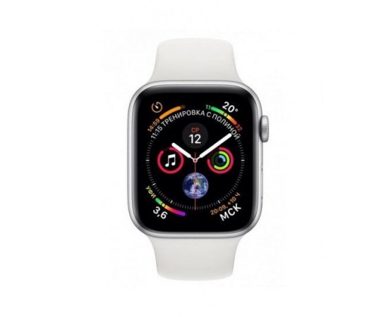 заказать  Apple watch series 4 44мм silver